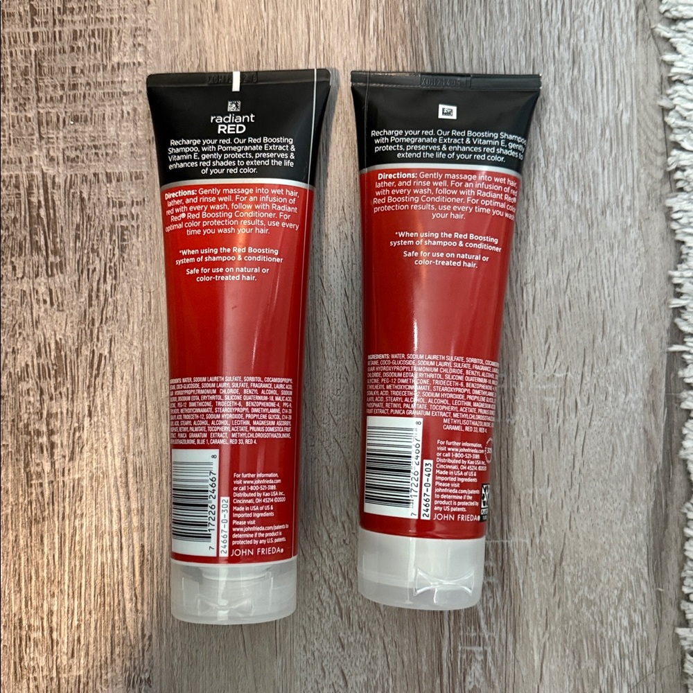 John Frieda Radiant Red red boosting shampoo redheads auburn - Picture 2 of 2